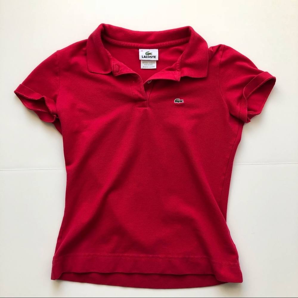 Bright magenta authentic Lacoste Polo